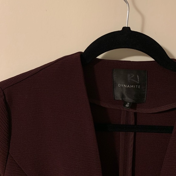 Dark maroon/purple blazer - Picture 3 of 7